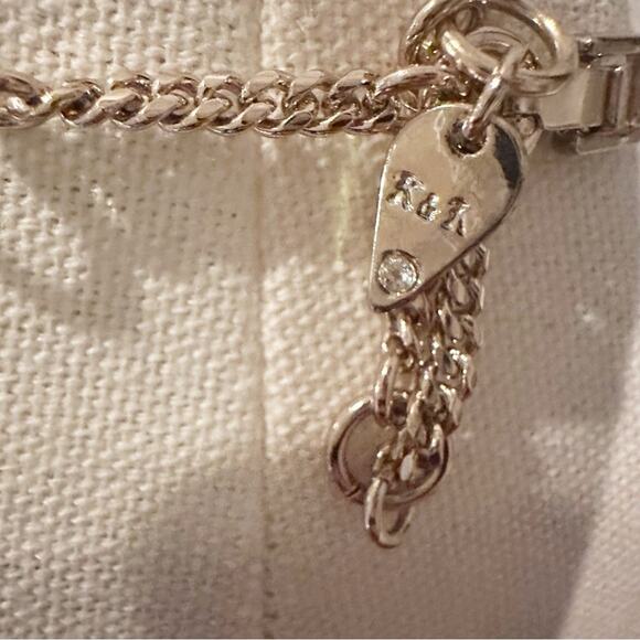 Kent & King Double Strand Chain Bead beaded Statement Necklace NWT - Picture 11 of 13